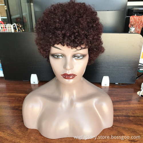 Wholesale new fashion new colored cheap human hair wigs, 100% human hair wigs wholesale